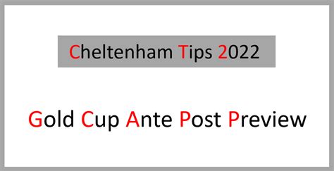 Gold Cup 2022 tips: Best bets for Cheltenham .